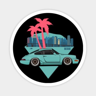 Tropical 911 964 RWB Retro JDM Race Car Magnet